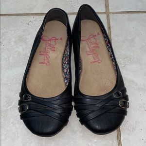Black flats Jellypop memory foam size 8.5